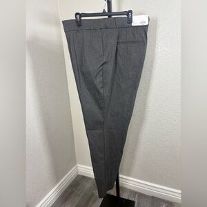 Liz Claiborne Gray Pantsuit Elegant Straight Leg